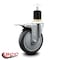 Service Caster 5'' Thermoplastic Rubber Swivel 1-7/8'' Expanding Stem Caster Total Lock Brake SCC-EXTTL20S514-TPRB-178 - alternate 2